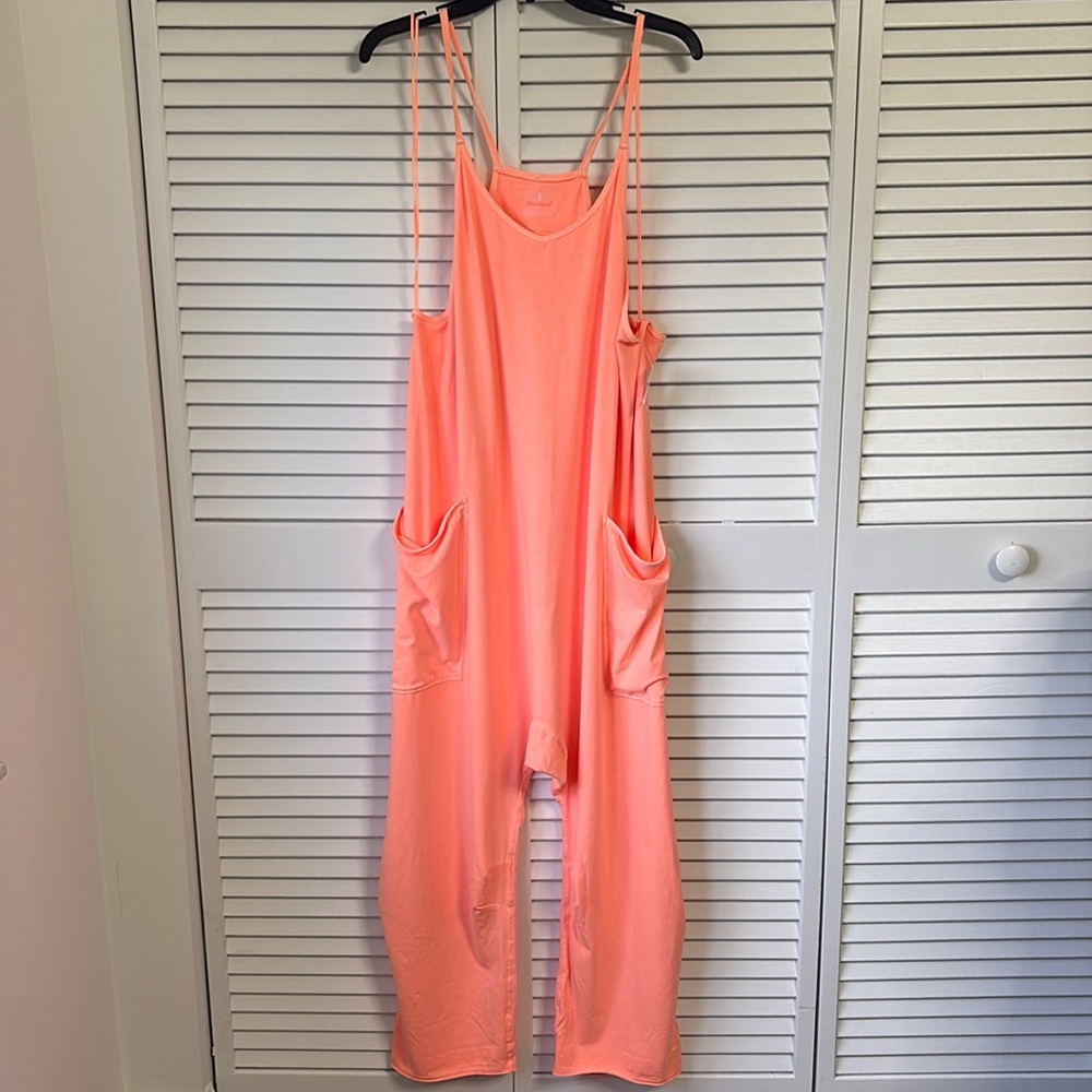 NWT FP Movement Hot Shot Onesie Large Pastel Peach